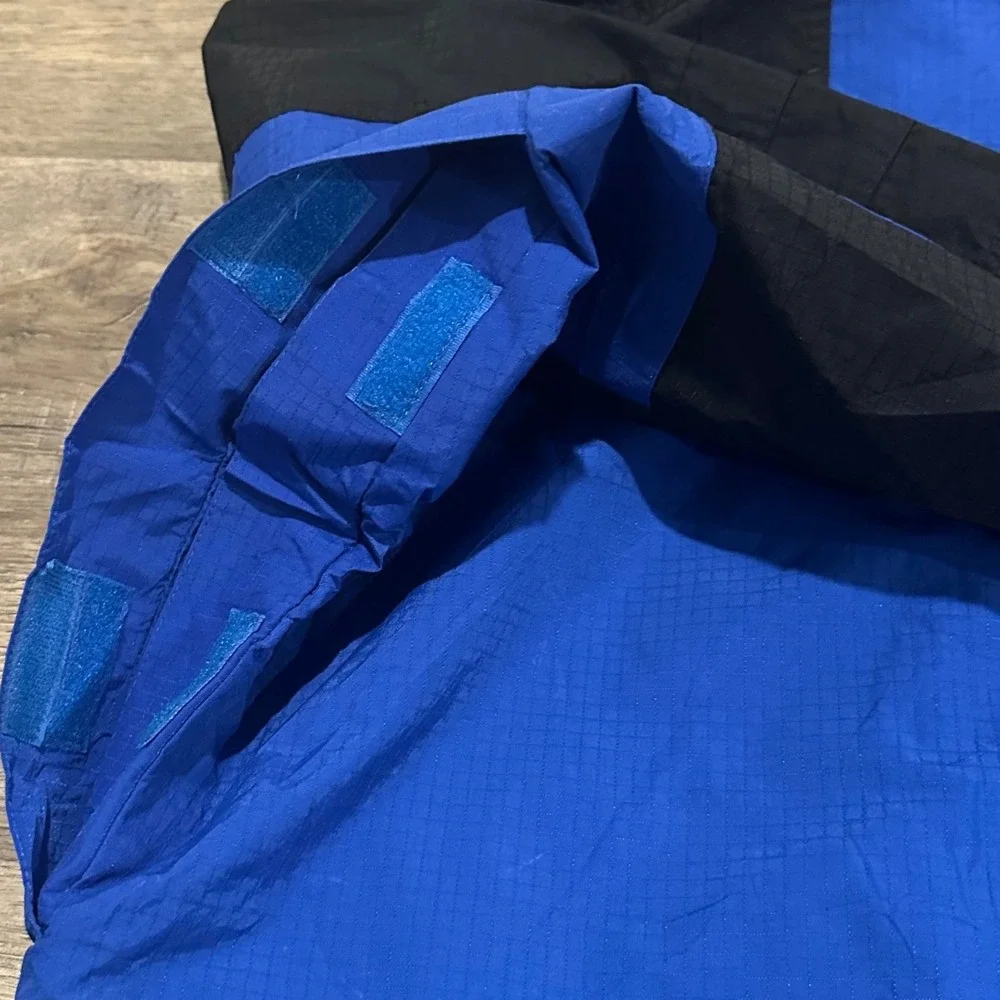 Vintage 90s The North Face Gore-Tex Mountain Jacket Blue Black Mens Size M Shell